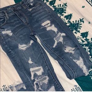 AE destroyed jeans
